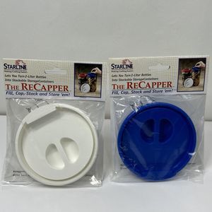 2 Starline The ReCapper Turn 2-Liter Bottles Recycle Storage Stackable Crafts